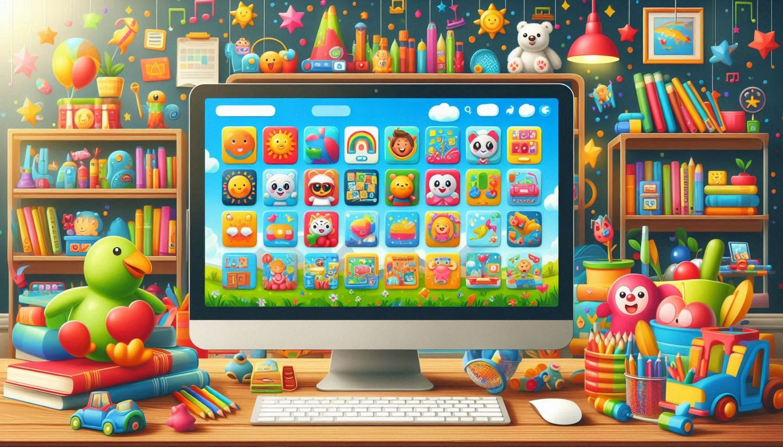 Çocuklar İçin Web Siteleri Görseli