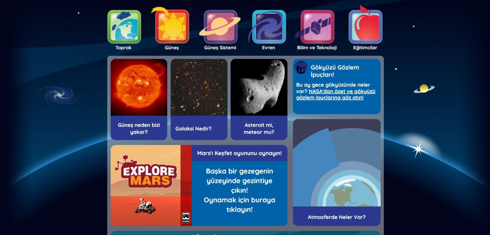 NASA Space Place Görseli